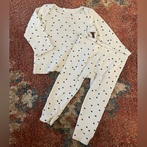 Quincy Mae polka dot set